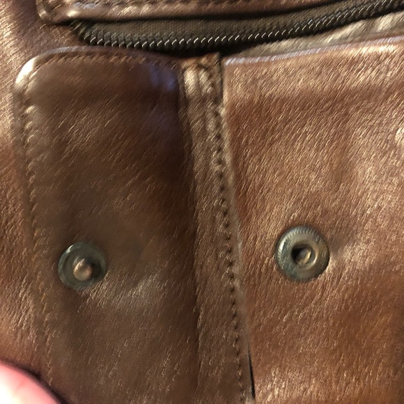 * Fabulous Soft Leather & its Beautiful Smell, EBERLE' Chocolate Messengers Bag - Picture 8 of 15